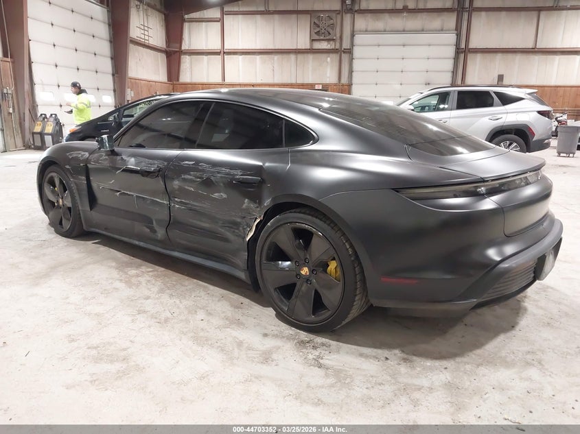 2022 Porsche Taycan VIN WP0AA2Y13NSA16038 IAAI salvage auction — LEFT SIDE, Mv-907A (New York), sold $37,400 on 2026-07-16 (photo 3)