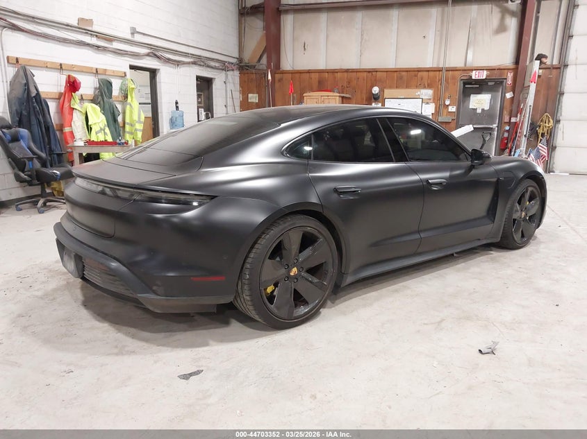 2022 Porsche Taycan VIN WP0AA2Y13NSA16038 IAAI salvage auction — LEFT SIDE, Mv-907A (New York), sold $37,400 on 2026-07-16 (photo 4)