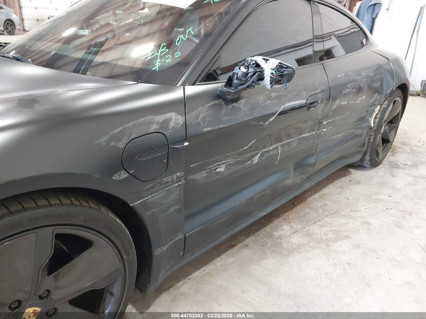 2022 Porsche Taycan VIN WP0AA2Y13NSA16038 IAAI salvage auction — LEFT SIDE, Mv-907A (New York), sold $37,400 on 2026-07-16 (photo 6)