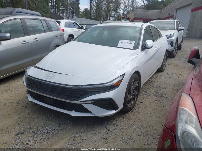 2025 Hyundai Elantra VIN KMHLP4DG3SU888810 IAAI salvage auction — RIGHT FRONT, Salvage (Georgia), sold $5,600 on 2026-07-28 (photo 2)