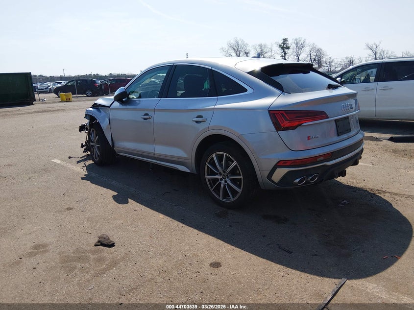 2023 Audi Sq5 sportback VIN WA124AFY7P2127840 IAAI salvage auction — FRONT END, Salvage (New Jersey), sold $11,500 on 2026-07-20 (photo 3)