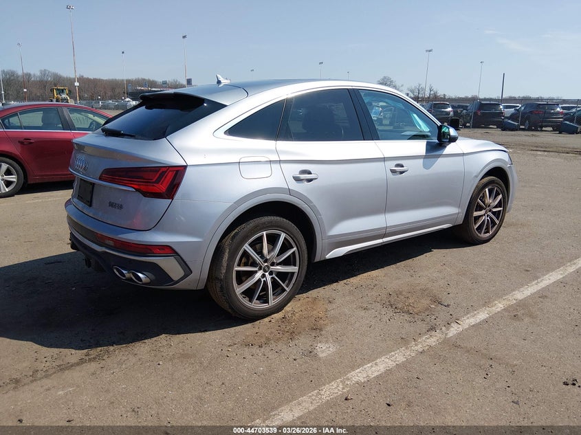 2023 Audi Sq5 sportback VIN WA124AFY7P2127840 IAAI salvage auction — FRONT END, Salvage (New Jersey), sold $11,500 on 2026-07-20 (photo 4)