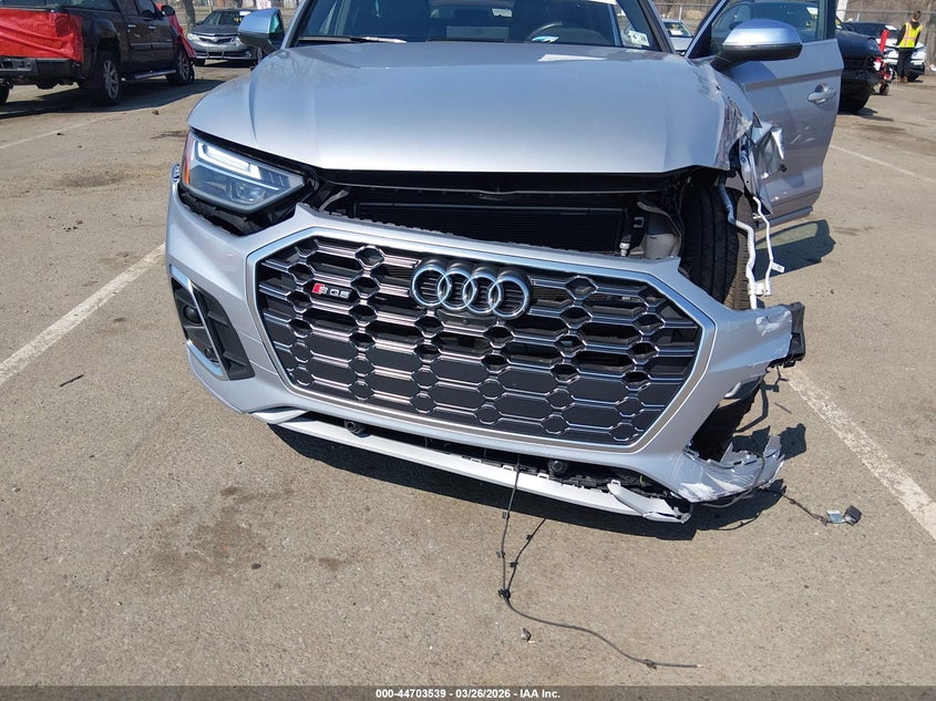 2023 Audi Sq5 sportback VIN WA124AFY7P2127840 IAAI salvage auction — FRONT END, Salvage (New Jersey), sold $11,500 on 2026-07-20 (photo 6)