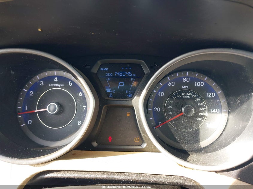 2012 Hyundai Elantra VIN KMHDH4AE7CU466593 IAAI salvage auction — FRONT END, Salvage (Pennsylvania), sold $225 on 2026-07-10 (photo 7)