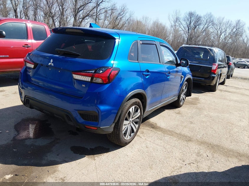 2021 Mitsubishi Outlander VIN JA4ARUAU4MU029643 IAAI salvage auction — LEFT SIDE, Salvage (Virginia), sold $3,950 on 2026-07-29 (photo 4)