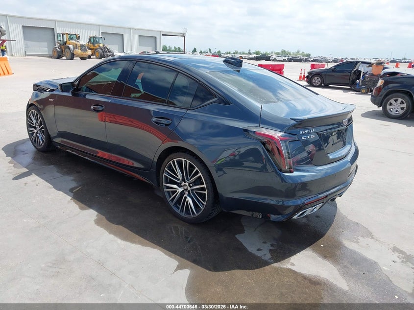 2025 Cadillac Ct5-v VIN 1G6DR5RW3S0119582 IAAI salvage auction — FRONT END, Original (Texas), sold $23,500 on 2026-07-22 (photo 3)