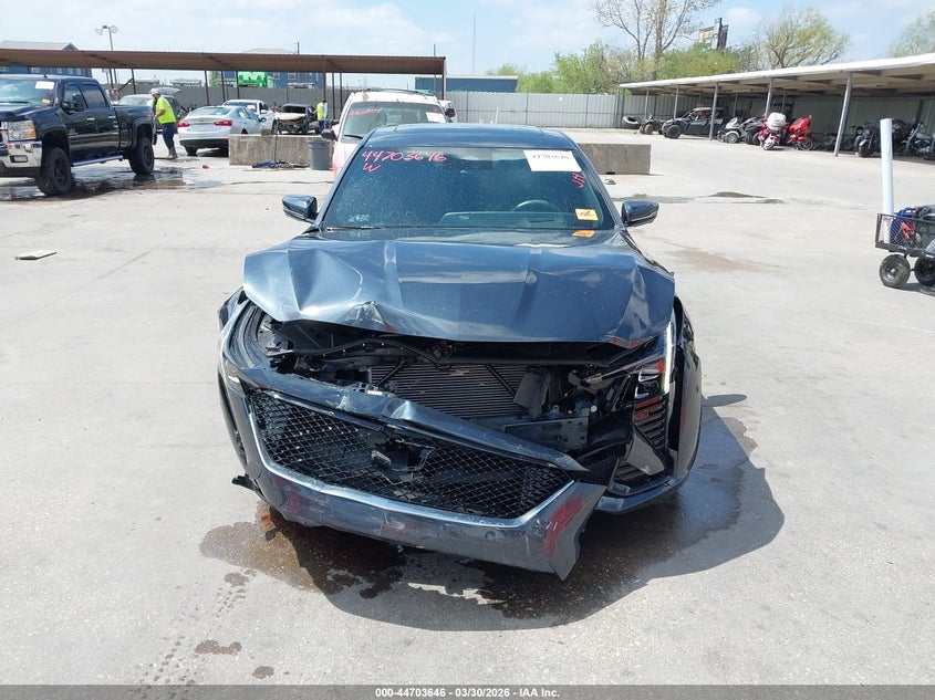 2025 Cadillac Ct5-v VIN 1G6DR5RW3S0119582 IAAI salvage auction — FRONT END, Original (Texas), sold $23,500 on 2026-07-22 (photo 6)
