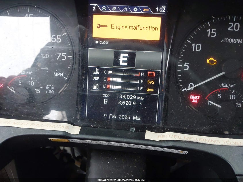 2024 Hino Hino l6 VIN 5PVNJ7AV2R5T54897 IAAI salvage auction — FRONT END, Salvage (New Jersey), sold $7,400 on 2026-09-21 (photo 5)