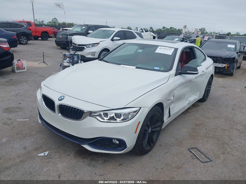 2014 BMW 4er VIN WBA3N9C54EF722292 IAAI salvage auction — LEFT SIDE, Salvage (Texas), sold $6,600 on 2026-07-07 (photo 2)