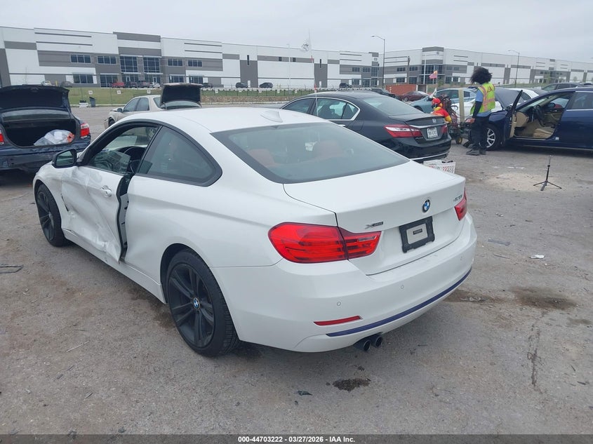 2014 BMW 4er VIN WBA3N9C54EF722292 IAAI salvage auction — LEFT SIDE, Salvage (Texas), sold $6,600 on 2026-07-07 (photo 3)