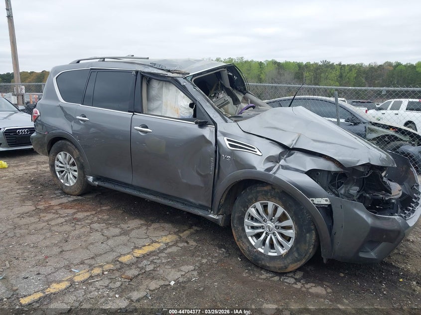 2019 Nissan Armada VIN JN8AY2ND9K9087243 IAAI salvage auction — ROLLOVER, Wait Title, sold $1,550 on 2026-07-15 (photo 1)