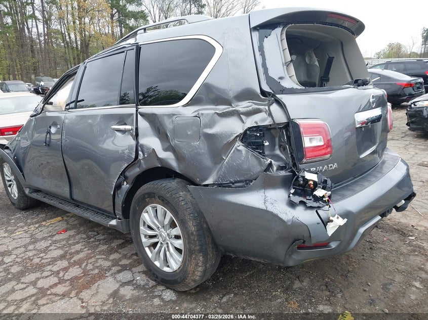 2019 Nissan Armada VIN JN8AY2ND9K9087243 IAAI salvage auction — ROLLOVER, Wait Title, sold $1,550 on 2026-07-15 (photo 3)