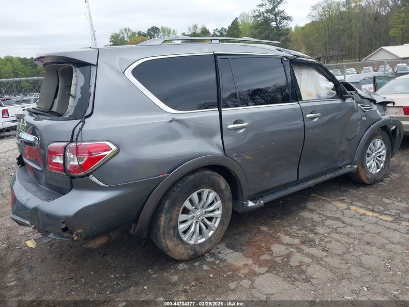2019 Nissan Armada VIN JN8AY2ND9K9087243 IAAI salvage auction — ROLLOVER, Wait Title, sold $1,550 on 2026-07-15 (photo 4)