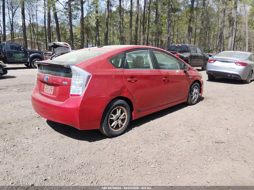 2010 Toyota Prius VIN JTDKN3DU4A0116568 IAAI salvage auction — RIGHT REAR, Clear (Virginia), sold $1,725 on 2026-07-07 (photo 4)