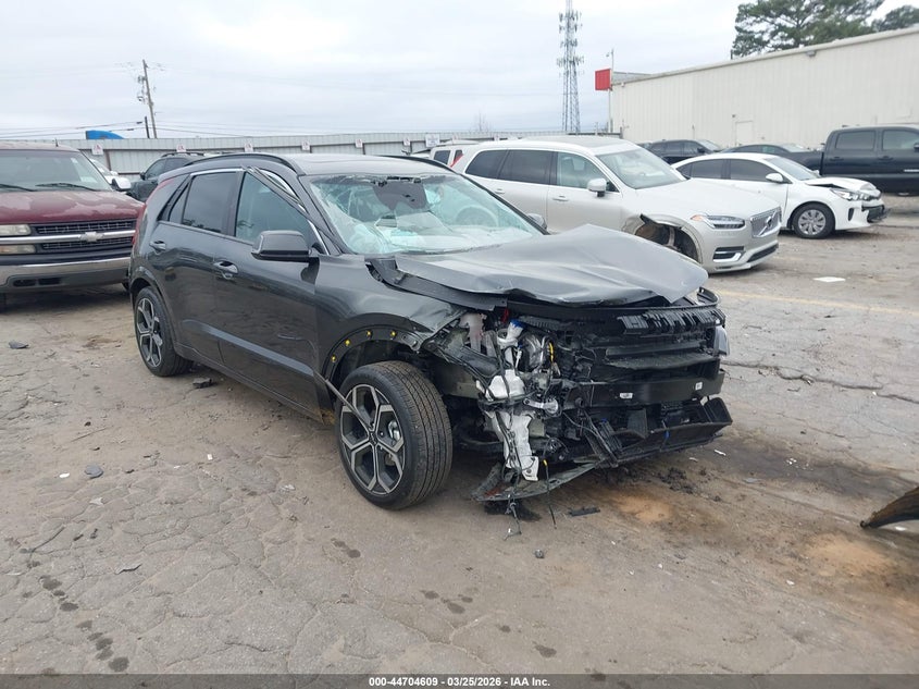 2025 Kia Niro VIN KNDCR3LE8S5295169 IAAI salvage auction — FRONT END, Salvage (Georgia), sold $4,850 on 2026-07-08 (photo 1)