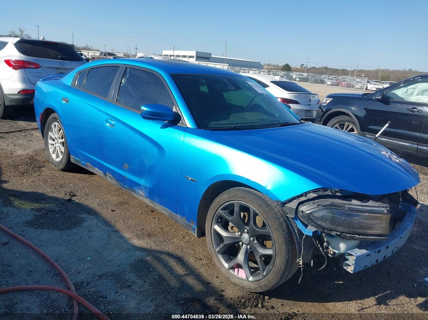 2015 Dodge Charger VIN 2C3CDXCT6FH915556 IAAI salvage auction — FRONT END, Clear (Oklahoma), sold $2,400 on 2026-07-09 (photo 1)