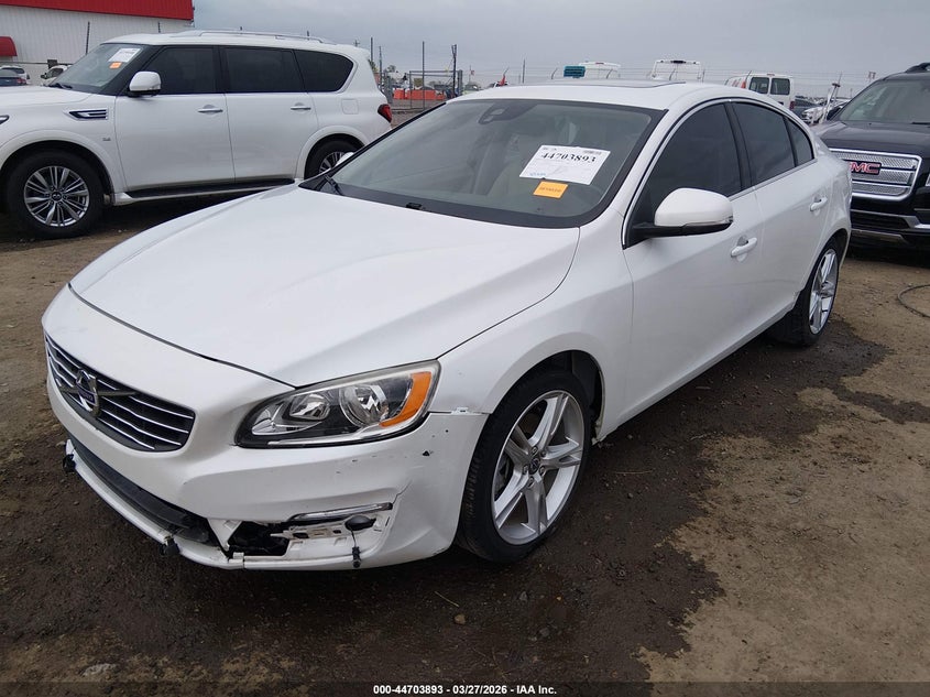 2016 Volvo S60 VIN YV126MFK3G2394206 IAAI salvage auction — FRONT END, Clear (Arkansas), sold $1,800 on 2026-07-24 (photo 2)