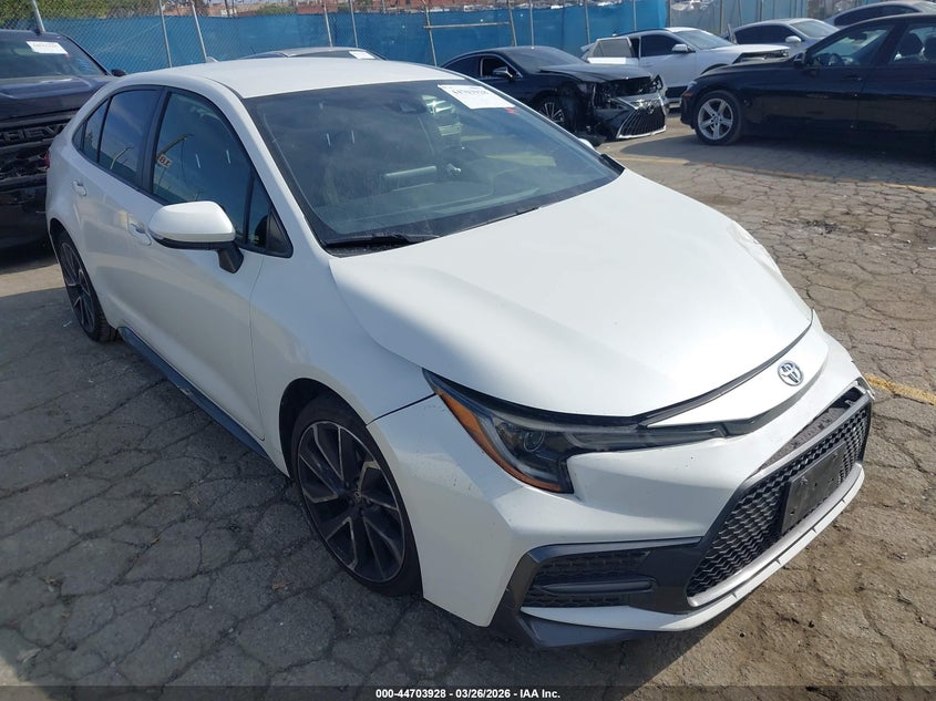 2021 Toyota Corolla VIN JTDS4MCE0MJ067399 IAAI salvage auction — LEFT FRONT, Wait Title, sold $5,800 on 2026-07-08 (photo 1)