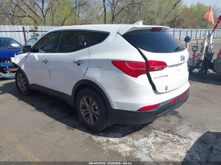 2015 Hyundai Santa fe VIN 5XYZT3LB6FG272472 IAAI salvage auction — FRONT & REAR, Wait Title, sold $475 on 2026-07-16 (photo 3)
