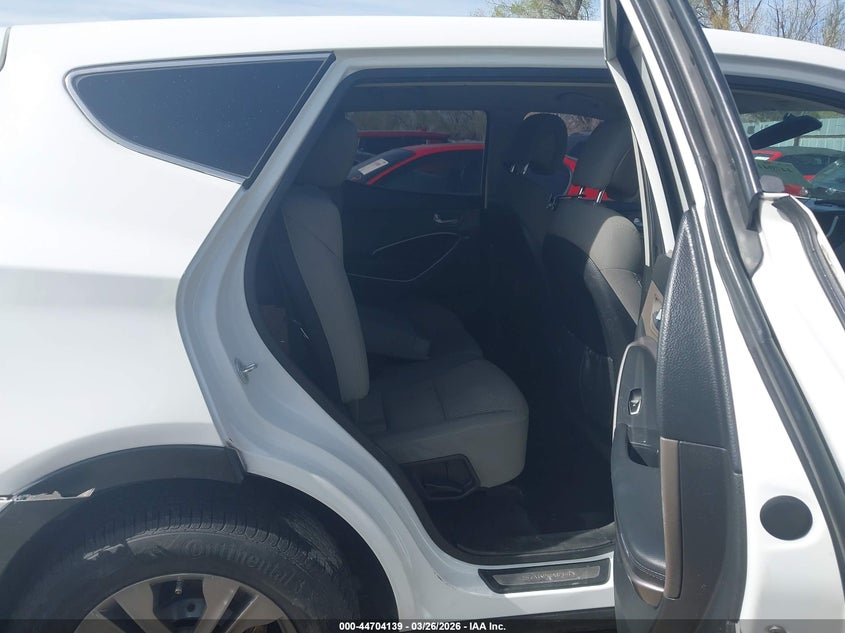 2015 Hyundai Santa fe VIN 5XYZT3LB6FG272472 IAAI salvage auction — FRONT & REAR, Wait Title, sold $475 on 2026-07-16 (photo 8)