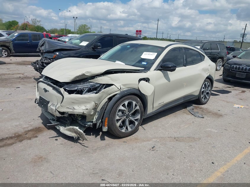 2025 Ford Mustang mach-e VIN 3FMTK1R48SMA16056 IAAI salvage auction — FRONT END, Original (Texas), sold $5,300 on 2026-07-09 (photo 2)