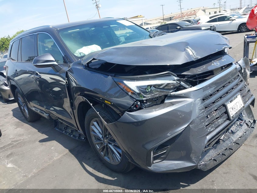 2026 Lexus Tx 350 VIN 5TDAAAA67TS019916 IAAI salvage auction — Front End, Salvage Certificate (California), sold $23,350 on 2026-04-29 (photo 1)