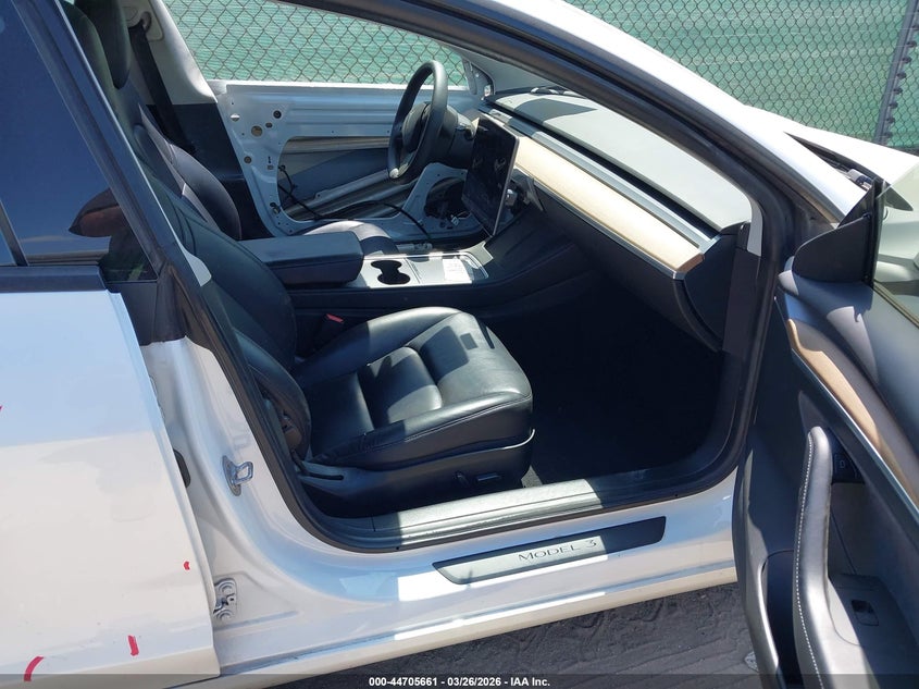 2021 Tesla Model 3 VIN 5YJ3E1EB9MF032578 IAAI salvage auction — LEFT SIDE, Original (Texas), sold $7,000 on 2026-07-30 (photo 5)