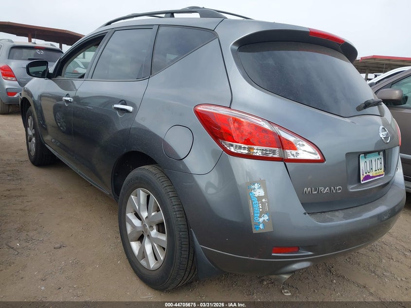 2014 Nissan Murano VIN JN8AZ1MU0EW415129 IAAI salvage auction — LEFT FRONT, Wait Title, sold $1,000 on 2026-07-07 (photo 3)