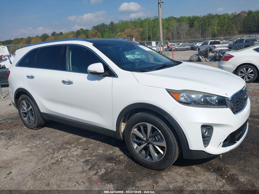 2019 Kia Sorento VIN 5XYPH4A57KG474307 IAAI salvage auction — FRONT END, Salvage (Georgia), sold $3,800 on 2026-07-29 (photo 1)