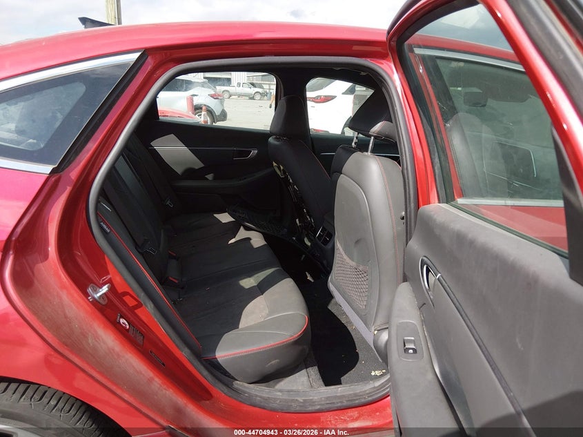 2021 Hyundai Sonata VIN 5NPEJ4J27MH107579 IAAI salvage auction — REAR END, Wait Title, sold $3,150 on 2026-07-28 (photo 8)
