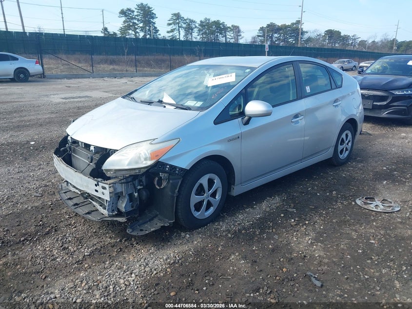 2013 Toyota Prius VIN JTDKN3DU2D0349286 IAAI salvage auction — FRONT END, Wait Title, sold $325 on 2026-07-21 (photo 2)