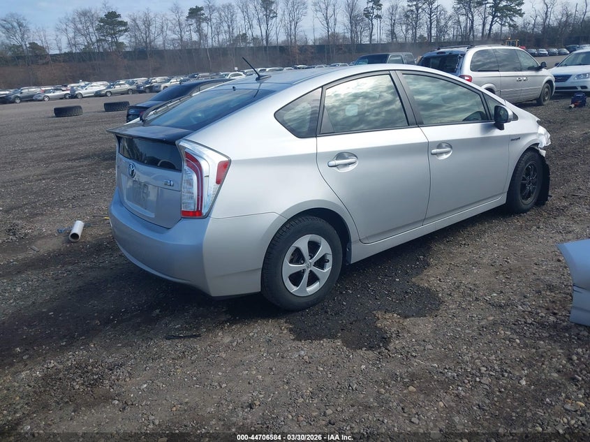 2013 Toyota Prius VIN JTDKN3DU2D0349286 IAAI salvage auction — FRONT END, Wait Title, sold $325 on 2026-07-21 (photo 4)