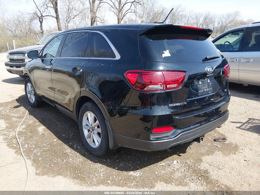 2019 Kia Sorento VIN 5XYPG4A30KG583466 IAAI salvage auction — FRONT END, Clear (Indiana), sold $1,350 on 2026-07-15 (photo 3)
