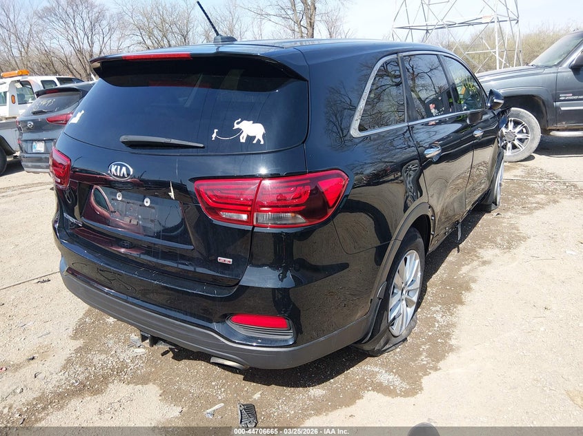 2019 Kia Sorento VIN 5XYPG4A30KG583466 IAAI salvage auction — FRONT END, Clear (Indiana), sold $1,350 on 2026-07-15 (photo 4)