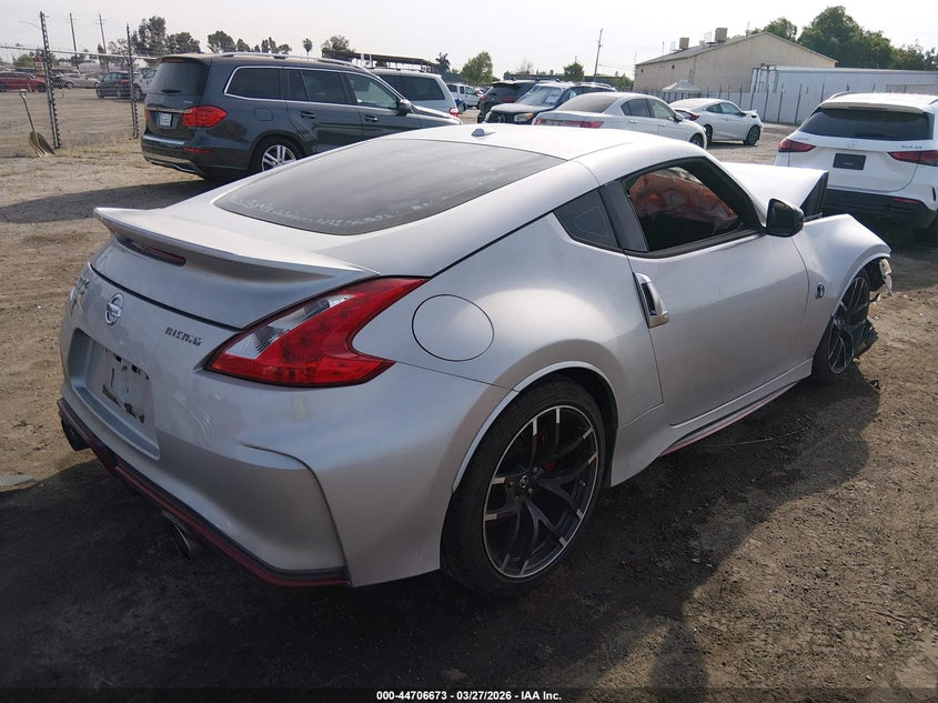 2016 Nissan 370z VIN JN1AZ4EH6GM933424 IAAI salvage auction — FRONT END, Salvage (California), sold $725 on 2026-07-21 (photo 4)