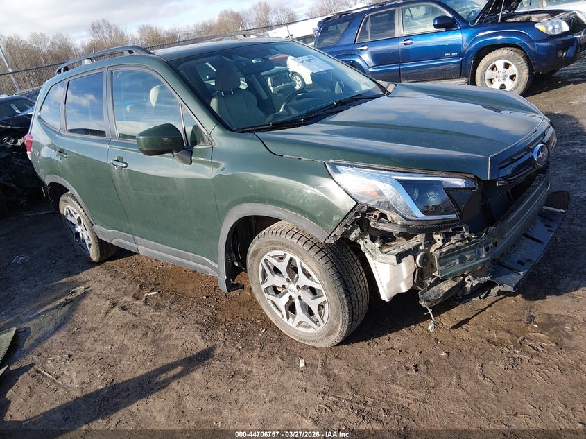 2023 Subaru Forester VIN JF2SKADC5PH477906 IAAI salvage auction — FRONT & REAR, Salvage (Vermont), sold $5,000 on 2026-07-16 (photo 1)