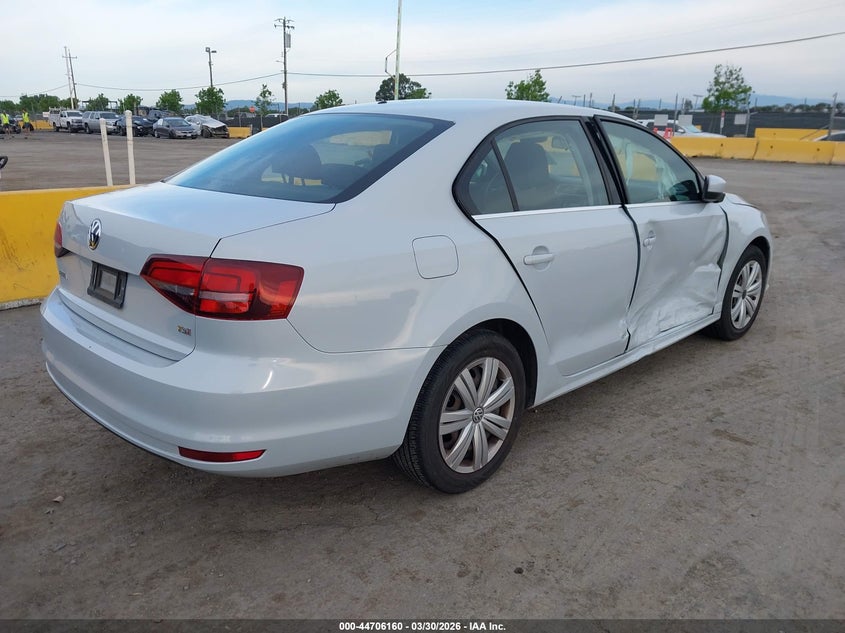 2017 Volkswagen Jetta VIN 3VW2B7AJ6HM406745 IAAI salvage auction — RIGHT SIDE, Wait Title, sold $3,700 on 2026-07-09 (photo 4)