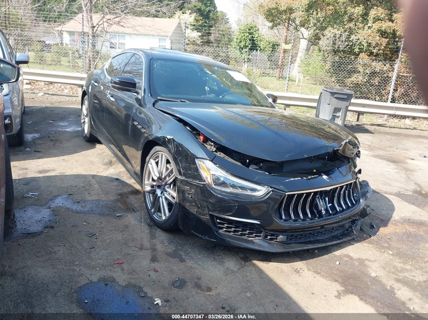 2018 Maserati Ghibli VIN ZAM57YTL5J1293066 IAAI salvage auction — LEFT FRONT, Salvage (South Carolina), sold $4,200 on 2026-07-16 (photo 1)