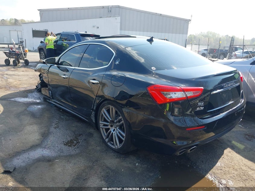 2018 Maserati Ghibli VIN ZAM57YTL5J1293066 IAAI salvage auction — LEFT FRONT, Salvage (South Carolina), sold $4,200 on 2026-07-16 (photo 3)