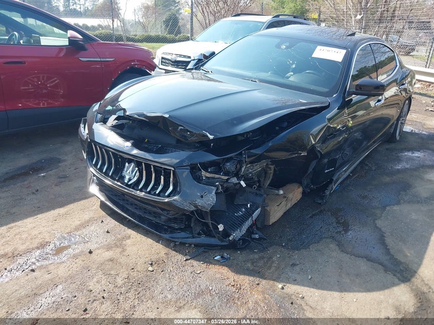 2018 Maserati Ghibli VIN ZAM57YTL5J1293066 IAAI salvage auction — LEFT FRONT, Salvage (South Carolina), sold $4,200 on 2026-07-16 (photo 6)