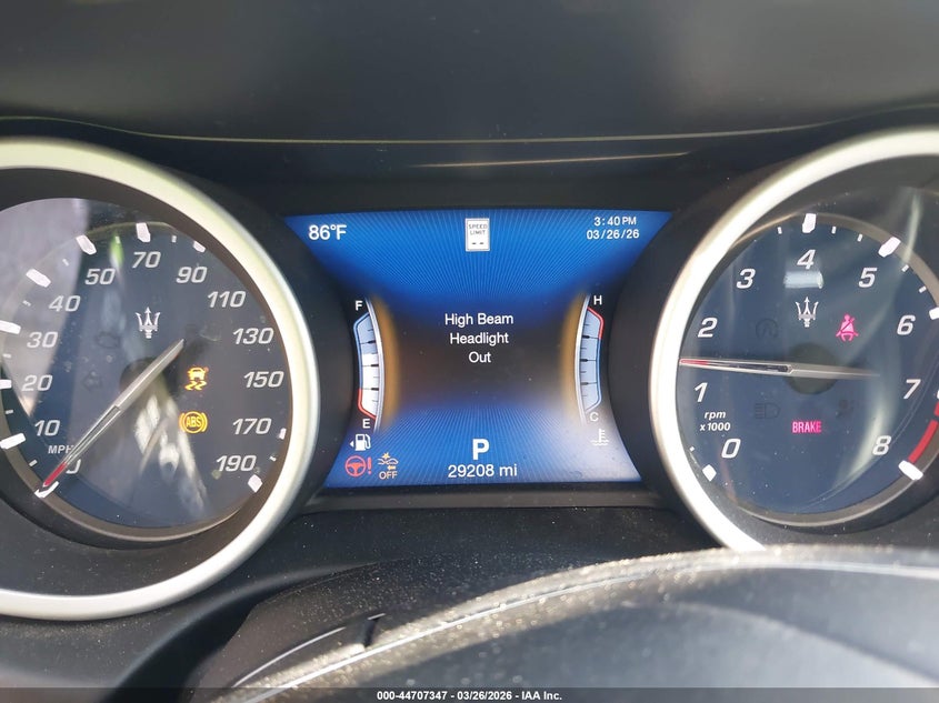 2018 Maserati Ghibli VIN ZAM57YTL5J1293066 IAAI salvage auction — LEFT FRONT, Salvage (South Carolina), sold $4,200 on 2026-07-16 (photo 7)
