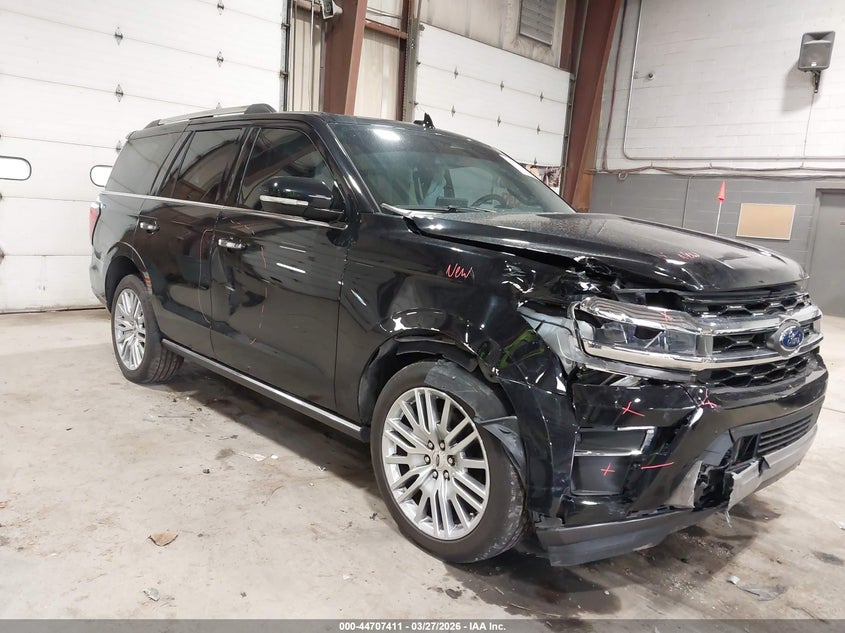 2024 Ford Expedition VIN 1FMJU2A84REA76356 IAAI salvage auction — FRONT END, Wait Title, sold $15,500 on 2026-07-30 (photo 1)