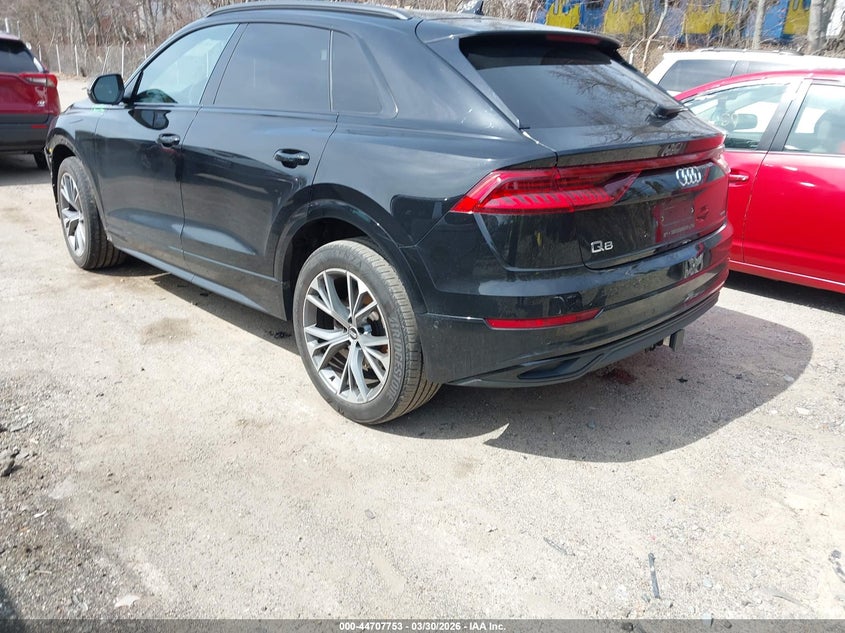 2021 Audi Q8 VIN WA1AVAF14MD007991 IAAI salvage auction — FRONT END, Salvage (Rhode Island), sold $15,100 on 2026-07-28 (photo 3)