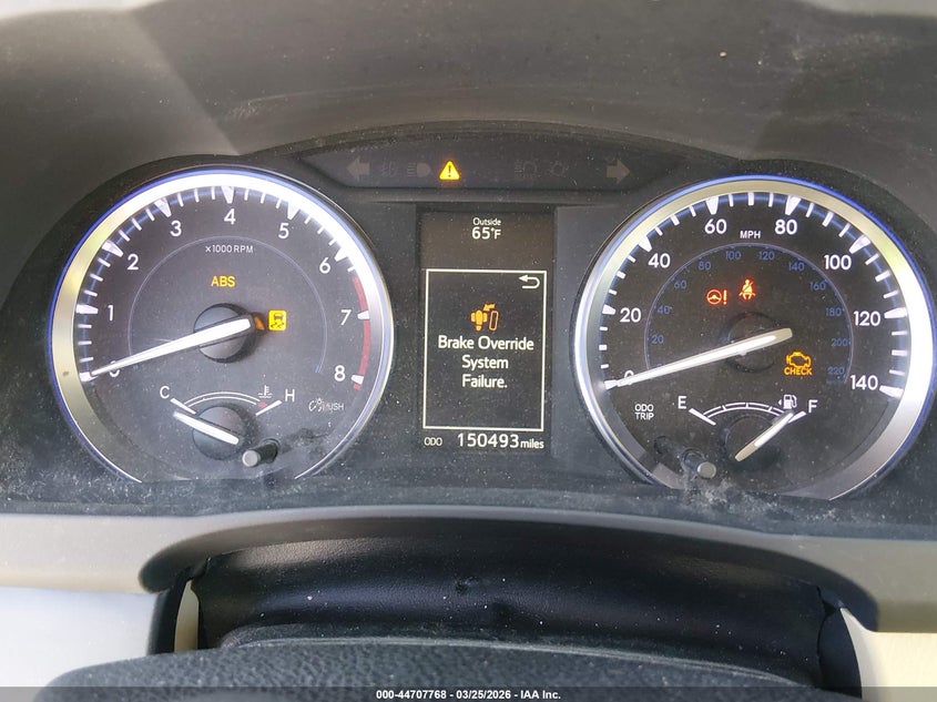 2015 Toyota Highlander VIN 5TDJKRFH7FS187629 IAAI salvage auction — FRONT END, Original (Kentucky), sold $4,550 on 2026-07-29 (photo 7)