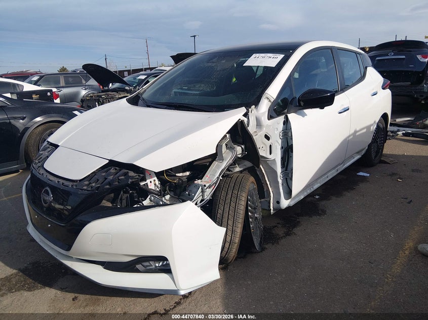 2025 Nissan Leaf VIN 1N4CZ1CVXSC564276 IAAI salvage auction — LEFT FRONT, Wait Title, sold $7,200 on 2026-09-10 (photo 2)