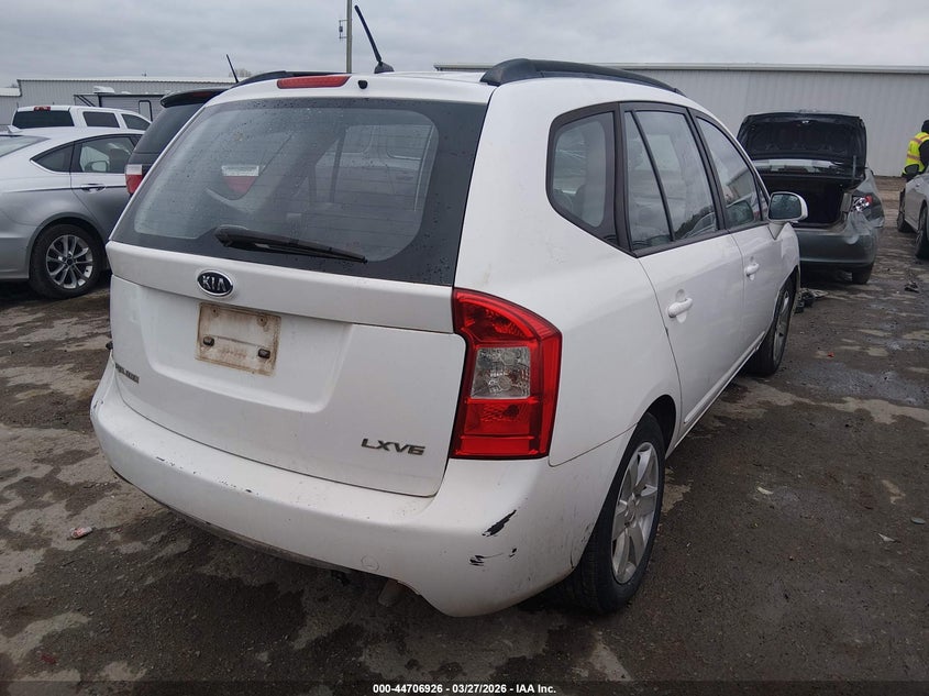 2008 Kia Rondo VIN KNAFG526X87169155 IAAI salvage auction — ALL OVER, Junk (Oklahoma), sold $200 on 2026-07-15 (photo 4)