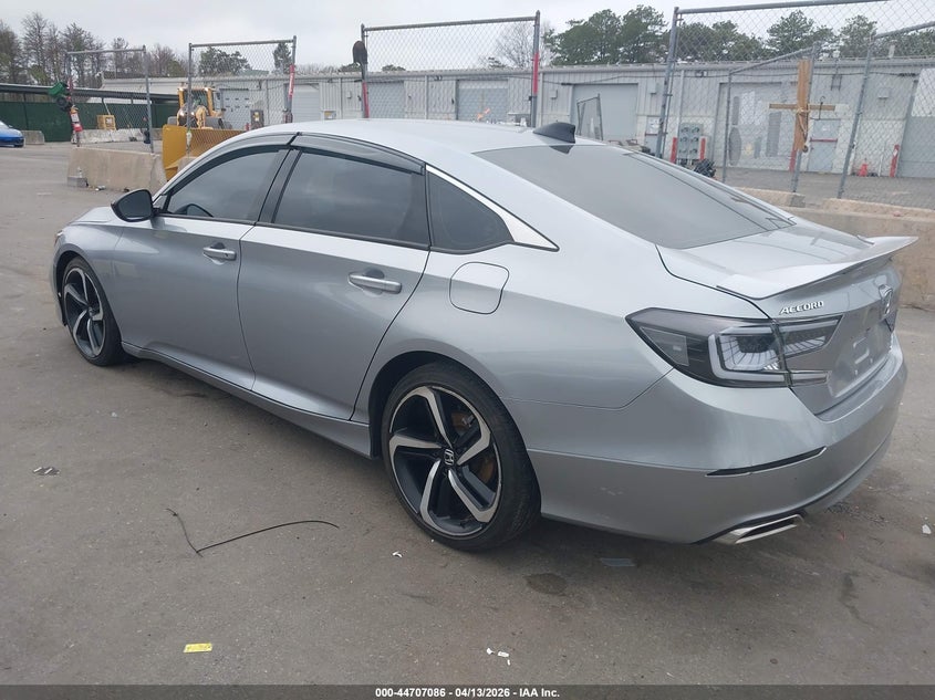 2021 Honda Accord VIN 1HGCV2F33MA016609 IAAI salvage auction — RIGHT SIDE, Salvage Title, sold $9,500 on 2026-07-28 (photo 3)