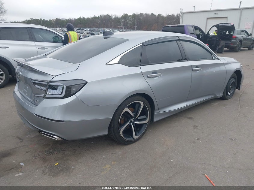 2021 Honda Accord VIN 1HGCV2F33MA016609 IAAI salvage auction — RIGHT SIDE, Salvage Title, sold $9,500 on 2026-07-28 (photo 4)