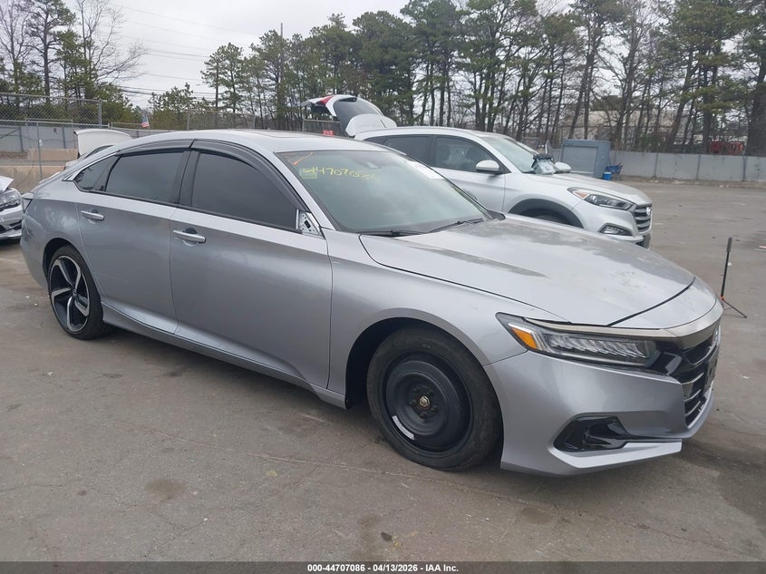 2021 Honda Accord VIN 1HGCV2F33MA016609 IAAI salvage auction — RIGHT SIDE, Salvage Title, sold $9,500 on 2026-07-28 (photo 6)