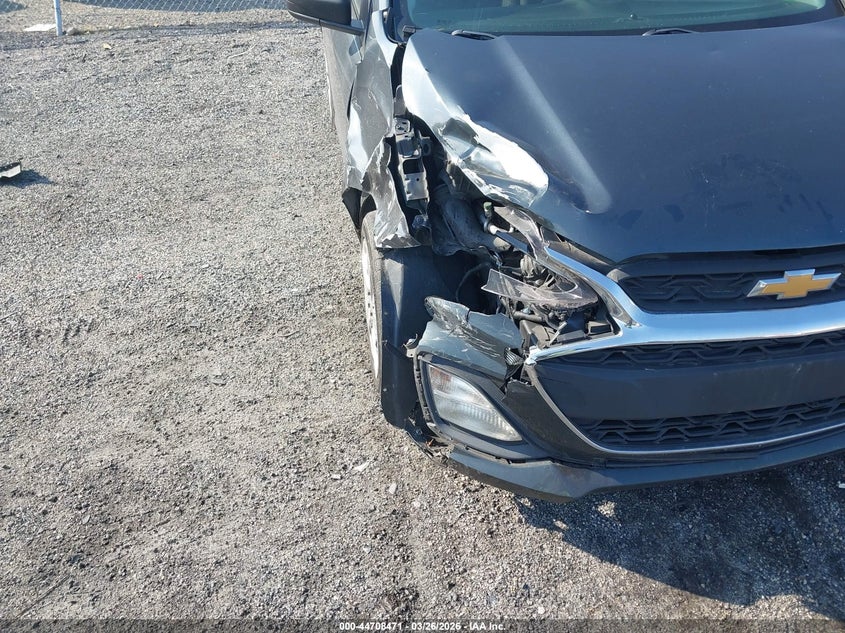 2019 Chevrolet Spark VIN KL8CA6SA7KC734955 IAAI salvage auction — RIGHT FRONT, Salvage - Greater Than 75% (Maryland), sold $775 on 2026-07-30 (photo 6)